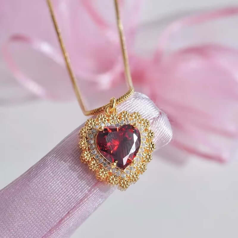 Heart & Sword: Couples Necklace